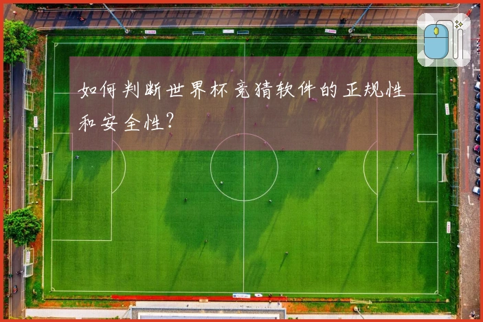 如何判断世界杯竞猜软件的正规性和安全性？